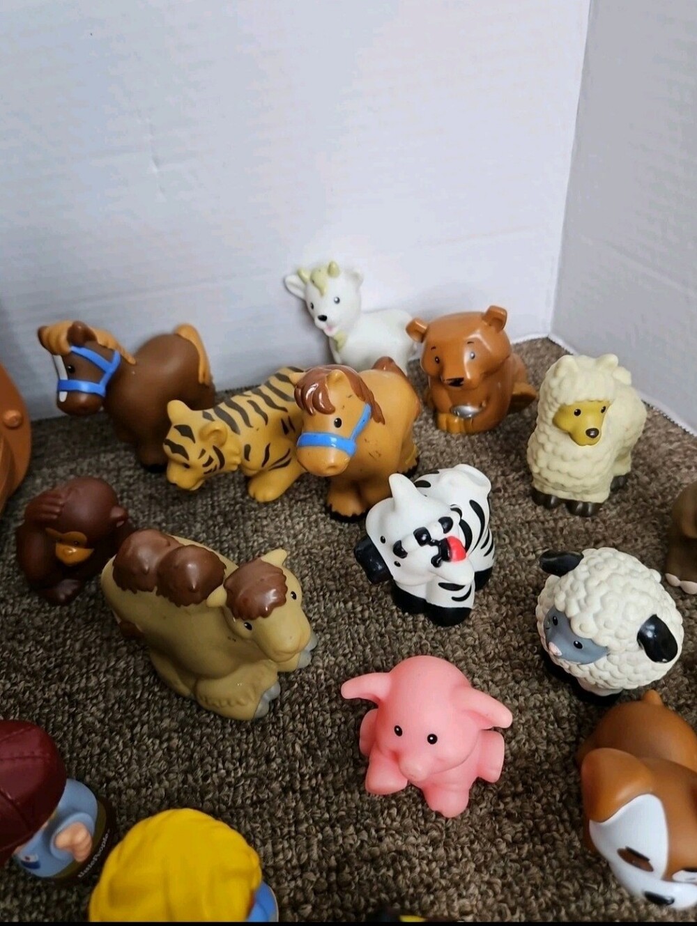 2002 Fisher-Price Little People Noah's Ark + 20 Figures People Horses Sheep Pig - Picture 6 of 10